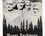 Mount Rushmore National Monument South Dakota Brochure 1949 - £14.22 GBP