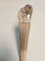 Elephant Wooden Pen Hand Carved Wood Ballpoint Hand Made Handcrafted V93 - £6.30 GBP