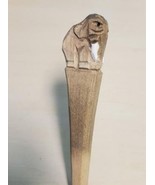 Elephant Wooden Pen Hand Carved Wood Ballpoint Hand Made Handcrafted V93 - £6.21 GBP