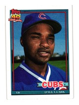 1991 Topps #241 Dave Clark Chicago Cubs - £3.12 GBP