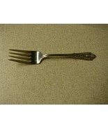 Wallace Rose Point 6-3/8&quot; salad fork sterling silver excellent condition - $846.75 MXN
