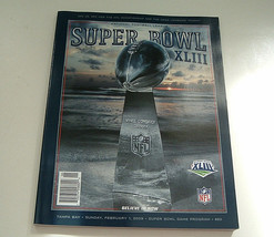 Super bowl VLIII program book  Tampa Bay Sunday Feb. 1 2009 - $19.75