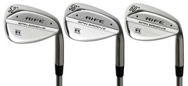 Rife Spin Groove Ladies Standard RH Golf Wedge Set: 52° AW, 56° SW, 60° LW  - £192.61 GBP