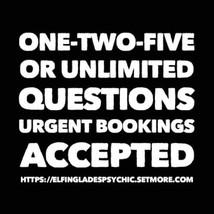 1 QUESTION PSYCHIC VIDEO Reading/Text Chat via Digital Download/Pdf Tran... - $0.46
