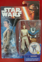 New 2015 Hasbro Star Wars The Force Awakens 3.75&quot; Rey (Starkiller Base) Figure - £4.59 GBP