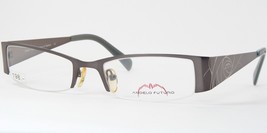 Angelo Futuro A628 C080 Gunmetal Grey Unique Rare Lunettes 52-20-136mm - $94.80