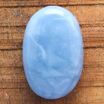 50.80 Cts Natural Clouds Owyhee Blue Opal Cabochon Loose Gemstones (34mm... - $8.31