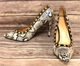 Wild Diva Lounge Snake print Woman Stiletto High Heels Point Toe Size 8.... - $22.99