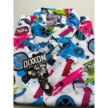 Dixxon Rhythm Section Men Shirt Short Sleeve Bicycle Cycling Button Up 5XL 5X - £54.48 GBP