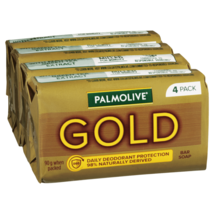 Palmolive Gold Bar Soap Daily Deodorant Protection 4 x 90g - £56.41 GBP