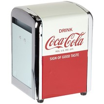 Tablecraft Coca-Cola Napkin Dispenser, Half, Red - £26.36 GBP