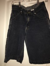 Levi&#39;s Boys Blue Jean Shorts Pockets Size 16 - £30.76 GBP