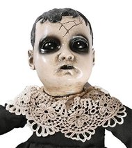 Gothic Creepy Haunted Talking Precious Baby Doll w/ Sound Horror Prop Decoration - £35.89 GBP