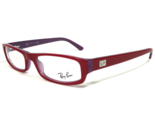 Ray-Ban Eyeglasses Frames RB5127 2295 Purple Red Rectangular Full Rim 50... - $74.59