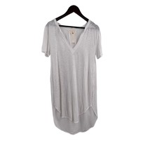 Anthropologie T.La White Rayon Voile Tunic Top Small New - £34.74 GBP