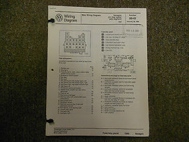 1989 VW Vanagon 450 Watts Radiateur Stéréo Sièges Câble Diagramme Servic... - £20.28 GBP