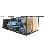 Overhead Garage Storage Rack, 4 ft x 8 ft, Adjustable Ceiling Mount, 750... - $197.69