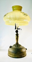 1928 Coleman Lamp Instant-Lite Pressure Gas/Kerosene Custard Glass Uranium - $650.00