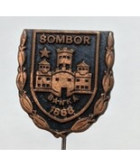 Vintage 1868 Sombor Banka Serbia Pinback - $26.72