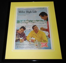 1966 Miller High Life Beer Framed 11x14 ORIGINAL Vintage Advertisement - £35.29 GBP