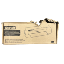 Scotch Thermal Laminator with 2 Letter Size Pouches TL901X DAMAGED BOX - £26.57 GBP