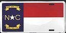 North Carolina State Flag License Plate - $4.88