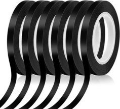 Audab 6 Rolls 1/4 Pinstripe Tape Vinyl Chart /White Board Tape Lines Dry... - $12.47