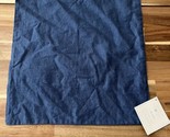 Pottery Barn Baby Kids Blue Denim Sham 16x16 New With Tags - $22.79