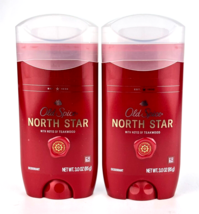 Old Spice North Star With Notes Of Teakwood Aluminum Free Deodorant 3oz Lot of 2 - £18.46 GBP