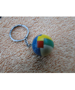 Rare Vintage Soviet Russian USSR Keychain Brain Teaser Puzzle Football Ball - $36.36 CAD
