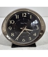 Vintage Westclox Baby Ben 53632 Black Metal Wind-Up Alarm Clock For Repa... - $346.64 MXN