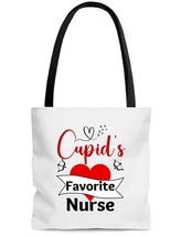 Cupid&#39;s Favorite Nurse Tote Bag, Tote Bag For Nurses, Valentine&#39;s Day Gift For N - £19.74 GBP