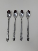 Stainless by Imperial 4- Iced Tea Spoons 7&quot; Long Ice Cream Spoon 18 CR - £8.32 GBP