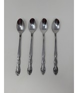 Stainless by Imperial 4- Iced Tea Spoons 7&quot; Long Ice Cream Spoon 18 CR - £8.18 GBP