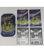 (1) Pokemon (Empty)Tin (1) Art Card &quot;Smoliv&quot; (1) Sticker Sheet (2) Code ... - €8,61 EUR