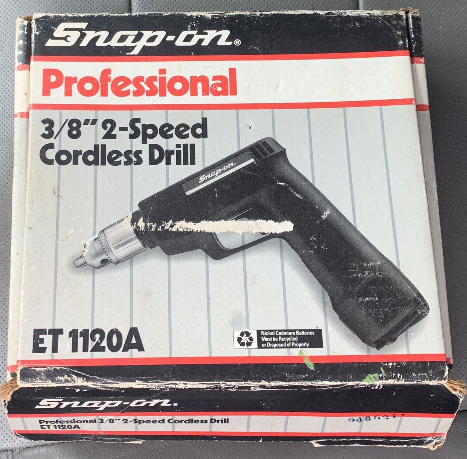 VINTAGE SNAP ON ET1120A 7.2V CORDLESS DRILL - $29.99