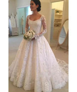 Elegant Long Sleeves Lace Wedding Dresses - £200.45 GBP
