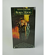 ROBIN HOOD PRINCE OF THIEVES VHS 1991 KEVIN COSTNER MORGAN FREEMAN  - $2.45