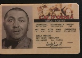 Curly Howard The Three Stooges novelty card collectors cards moe - $8.91
