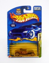 Hot Wheels Track T #076 Flying Aces II 2/5 Yellow Die-Cast Car 2003 - $1.78