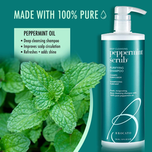 Brocato Peppermint Scrub Purifying Shampoo, 32 Oz. image 2