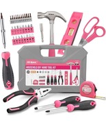 Hi-Spec 42pc Pink Household DIY Tool Set for Women. Home, Office and Col... - £37.32 GBP