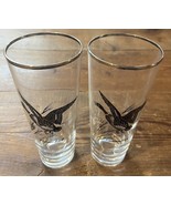 Set Of 2 Vintage Federal Glass Canvasback Highball Glasses - $19.14 CAD