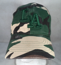 Los Angeles Dodgers Camo Baseball Hat Adjustable Dad Cap OSFA - $346.00 MXN