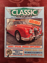 Rare Classic Sportscar Magazine June 1983 Jaguar 55 Corvette Bmw 2002 - £12.83 GBP