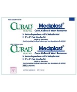 1, 2, 3 or 4 CURAD MEDIPLAST Corn Wart Callus Remover CUT TO FIT Pad Fas... - $4.99+