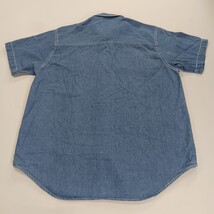 Bobbie Brooks BB159E Women's Blue Denim Floral Embroidered  Button Up Shirt Sz M image 14