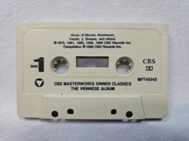 Cassette CBS Masterworks Dinner Classics The Viennese Album MFT45545 - £7.33 GBP