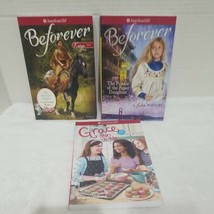 American Girl Lot 3 Books,Beforever Kaya 1764,Beforever Julie Mystery,Grace Stir - £9.04 GBP