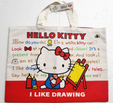 Hello Kitty Tote Bag 1999 Old SANRIO Retro Super Rare with Tag - £61.80 GBP